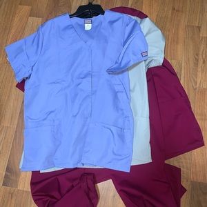 Bundle of Cherokee and Vital threads Scrubs women 2XL multiple colors